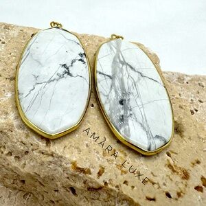 White Turquoise Dangles